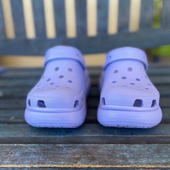 Crocs Classic Platform Clogs Men’s 9 / Women’s 11 Lavender Purple Slip-On Sandal - Picture 6 of 10